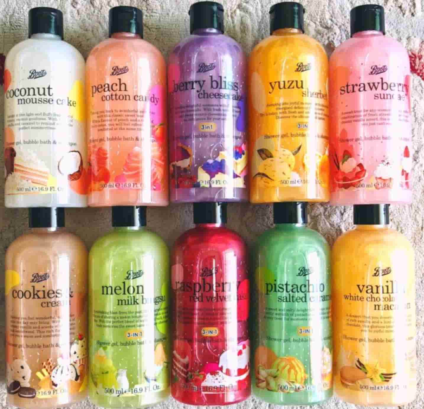 Boots Shower Gel Bubble Bath & Shampoo 2