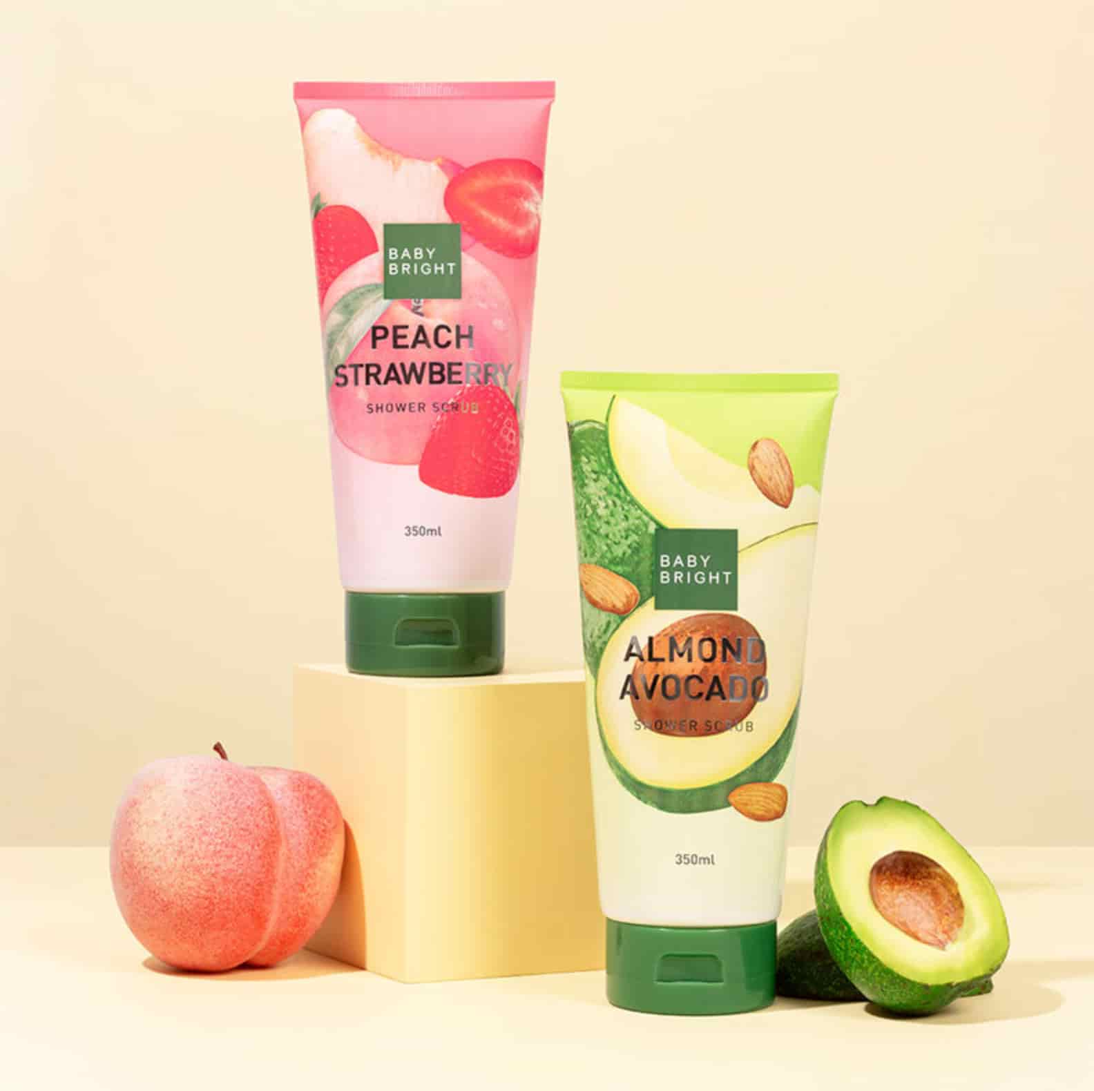 Baby Bright Shower Scrub 350ml 3