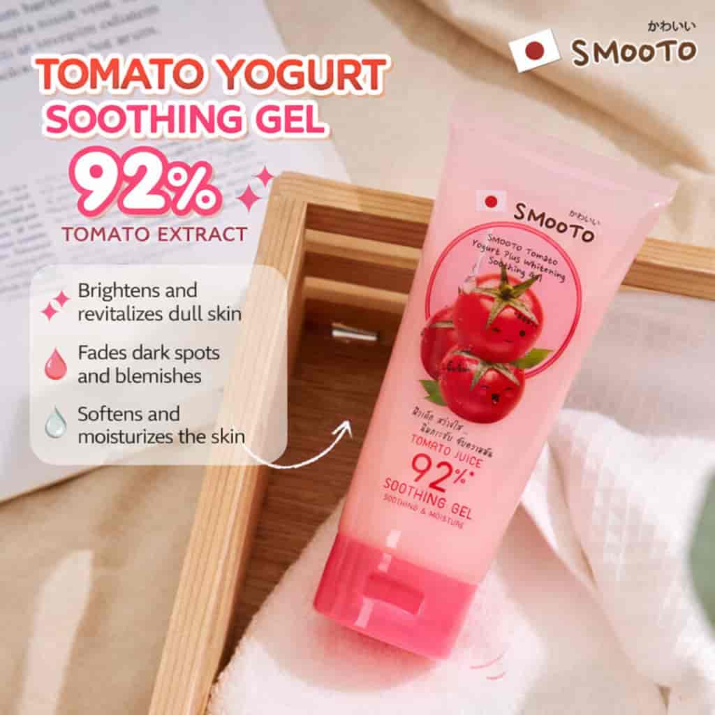 Smooto Tomato Yogurt Plus Whitening Soothing Gel  3