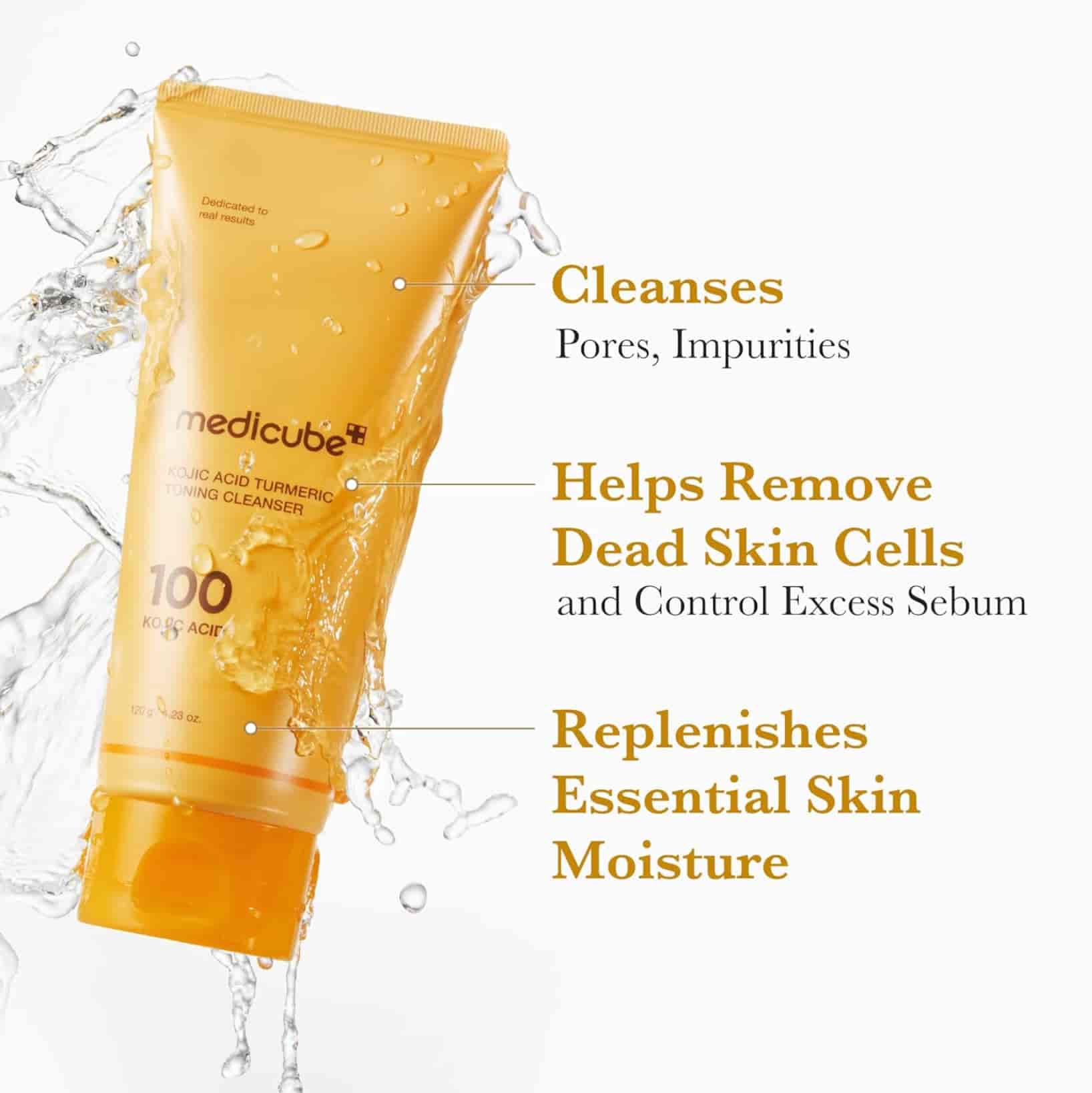 Medicube – Kojic Acid Turmeric Toning Cleanser 6