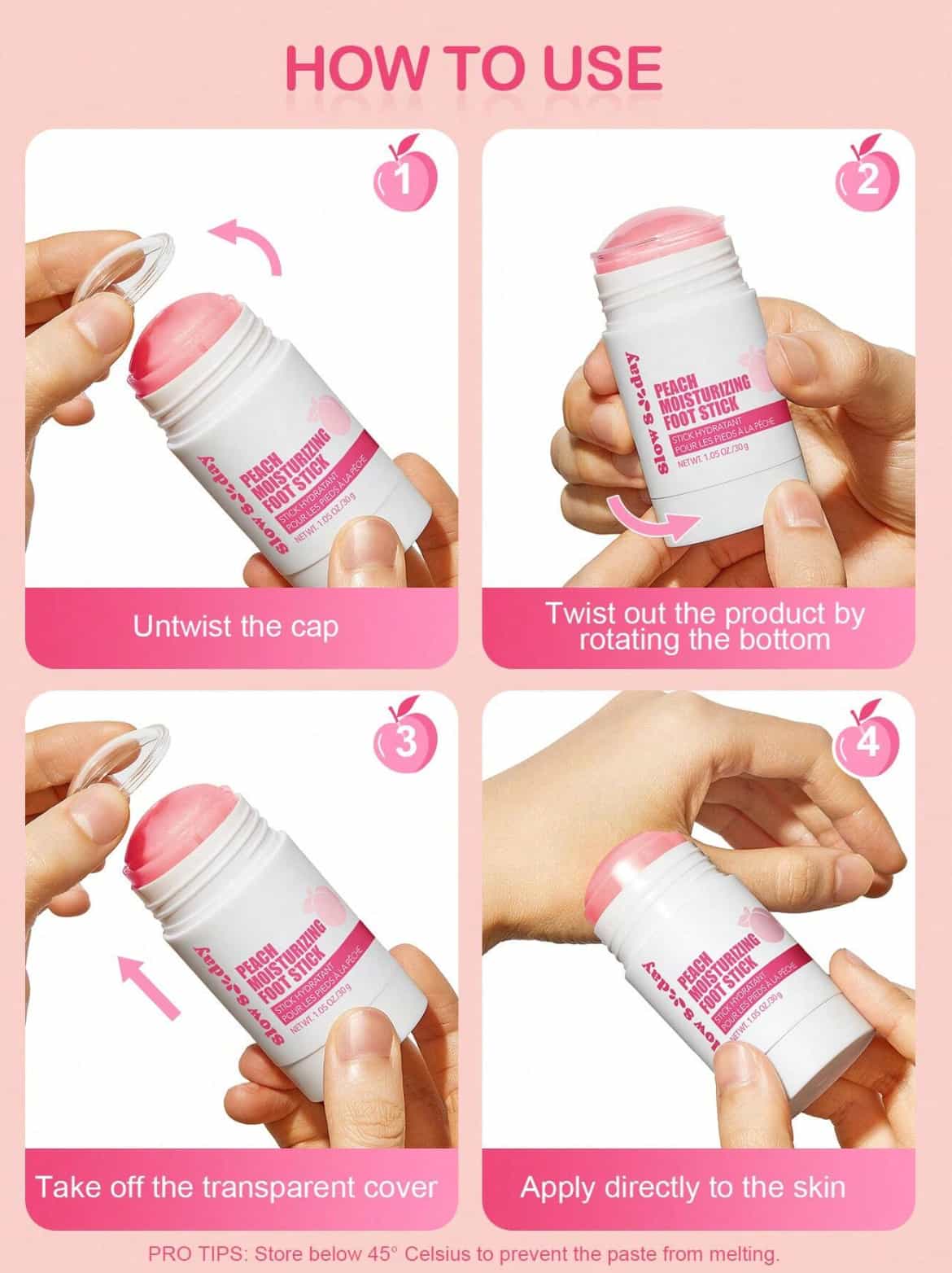 SlowSunday Moisturizing Foot Stick 30g 7