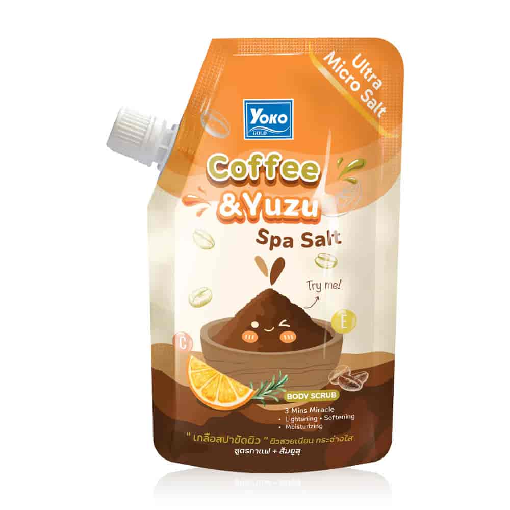 Gold Coffee & Yuzu Spa Salt 350g