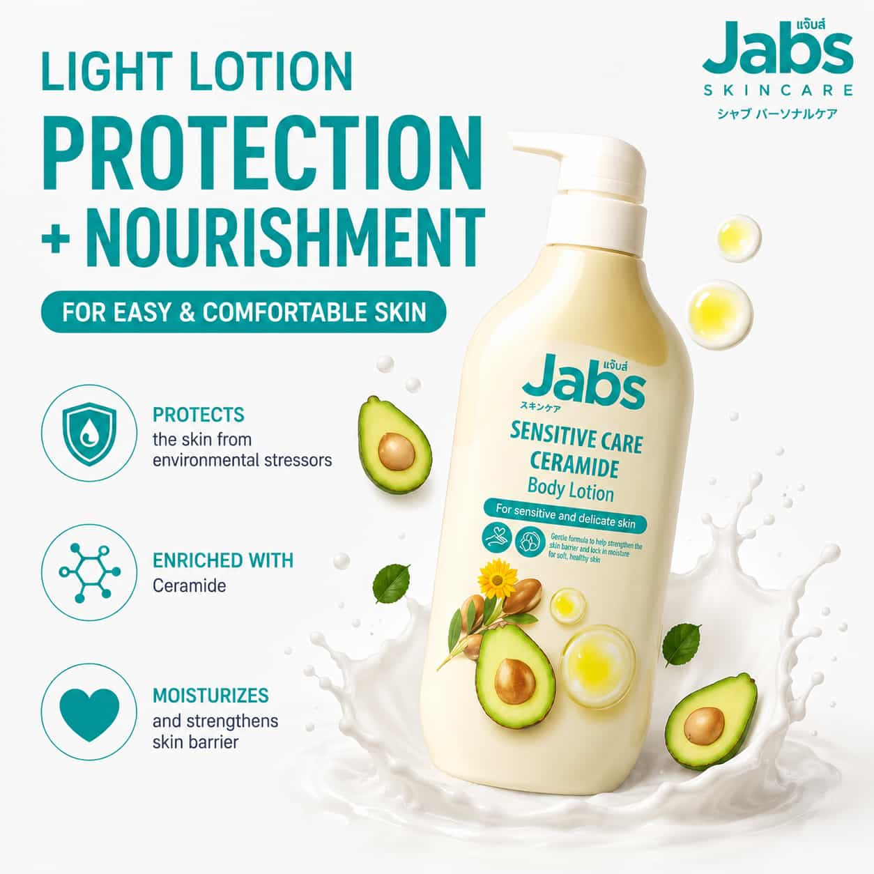 Jabs Body Lotion 450ml  3
