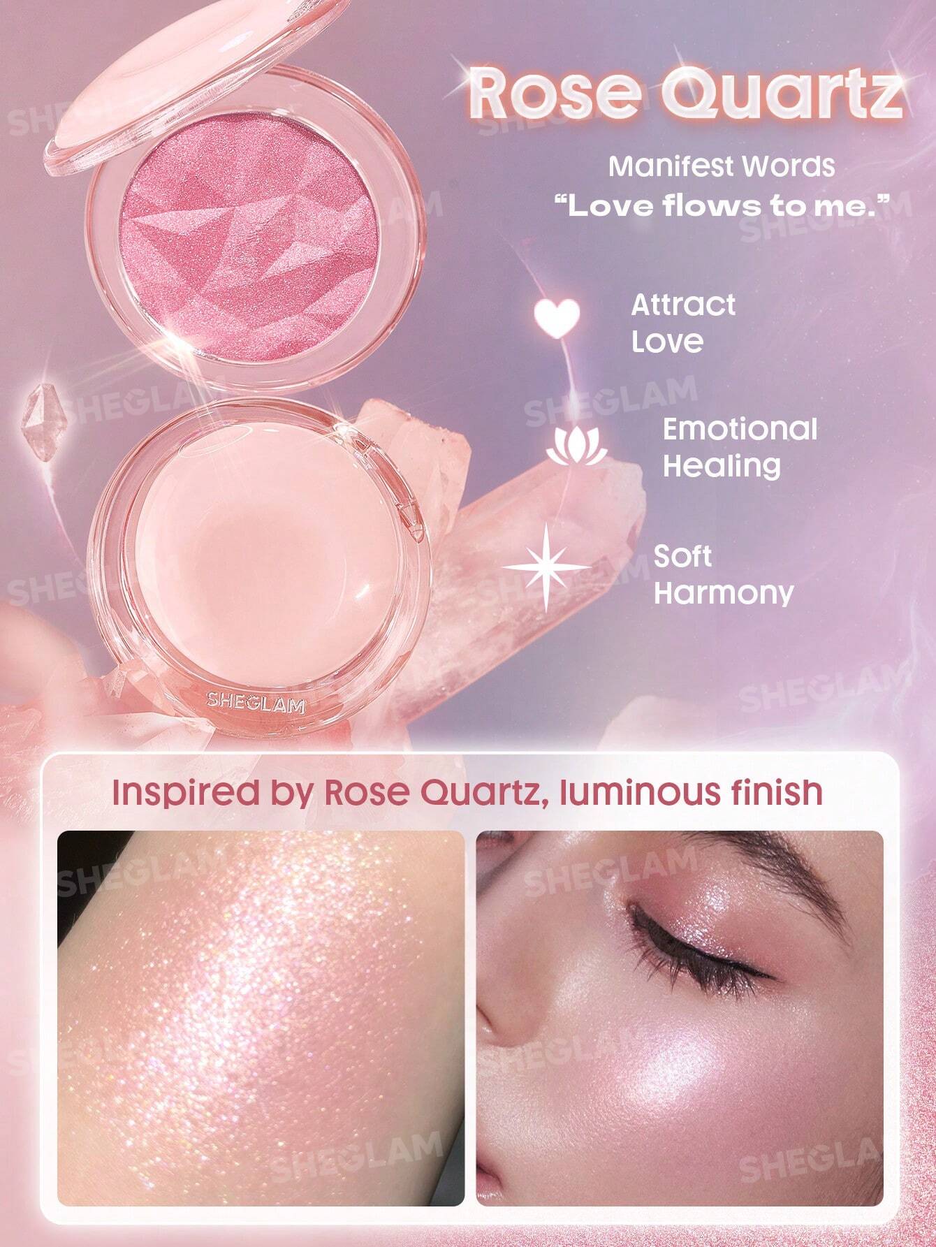 Sheglam Crystal Intentions High Vibration Blushlighter 3