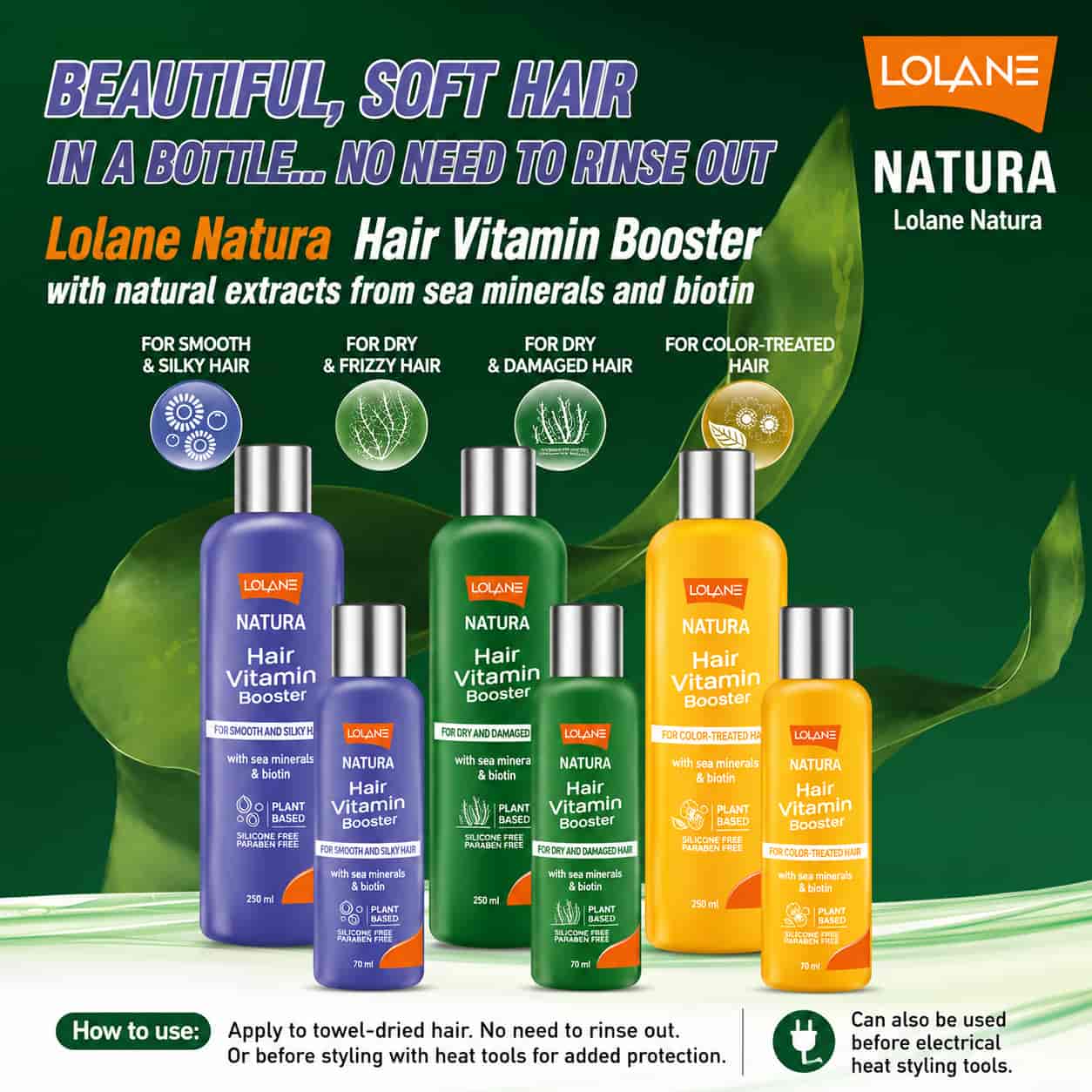 Lolane Natura Hair Vitamin Booster 250 ml 4