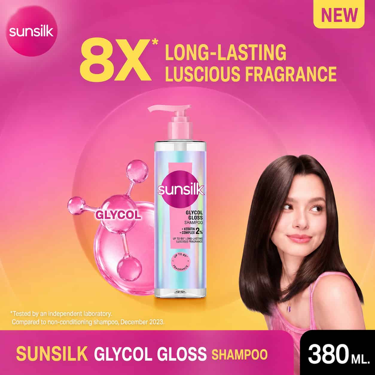 Sunsilk Shampoo Glycol Gloss 3