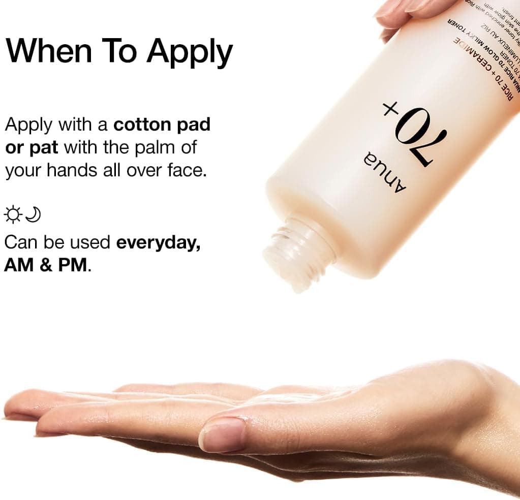 Anua – Rice 70 Glow Milky Toner 7