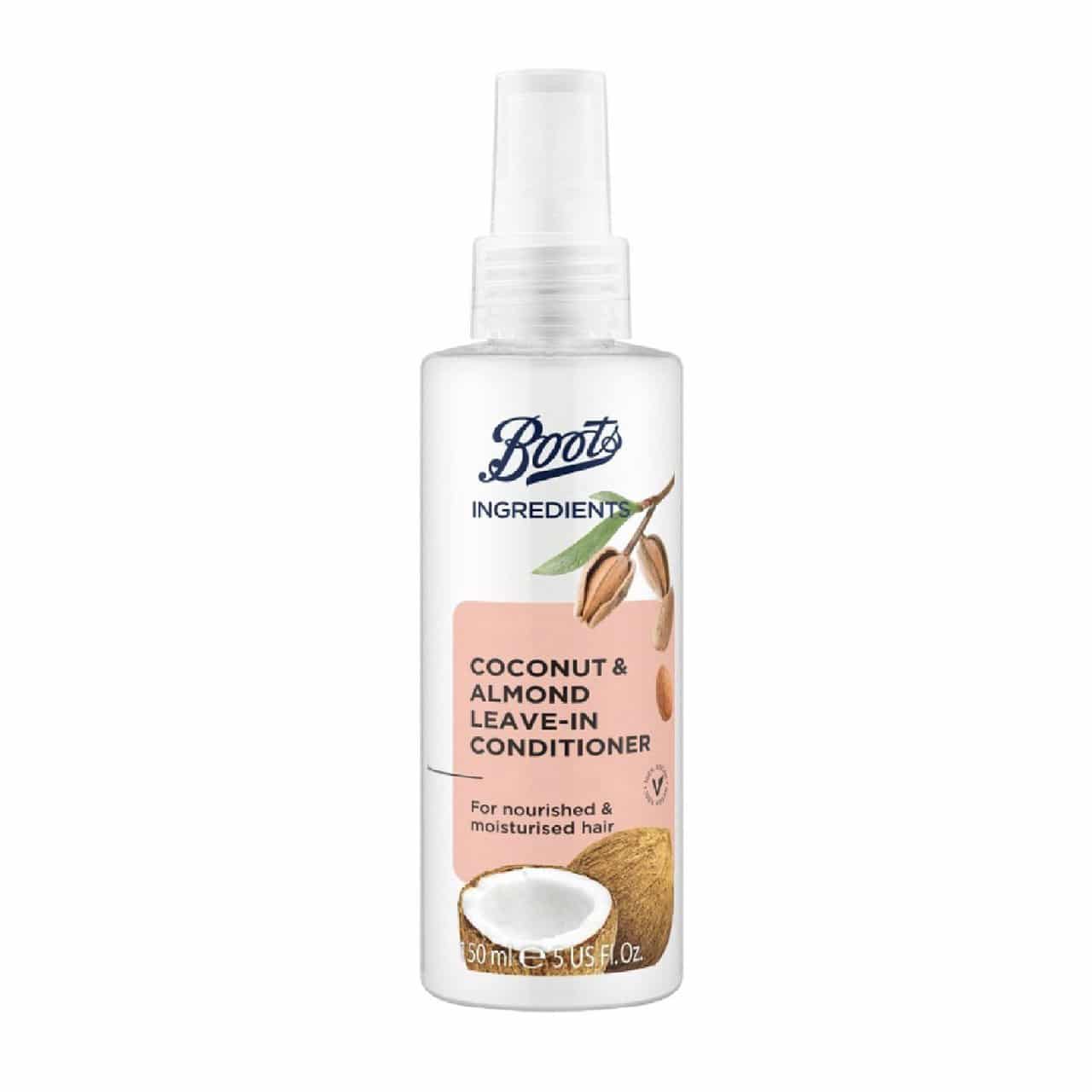 Boots Ingredients Coconut & Almond Leave-In Conditioner