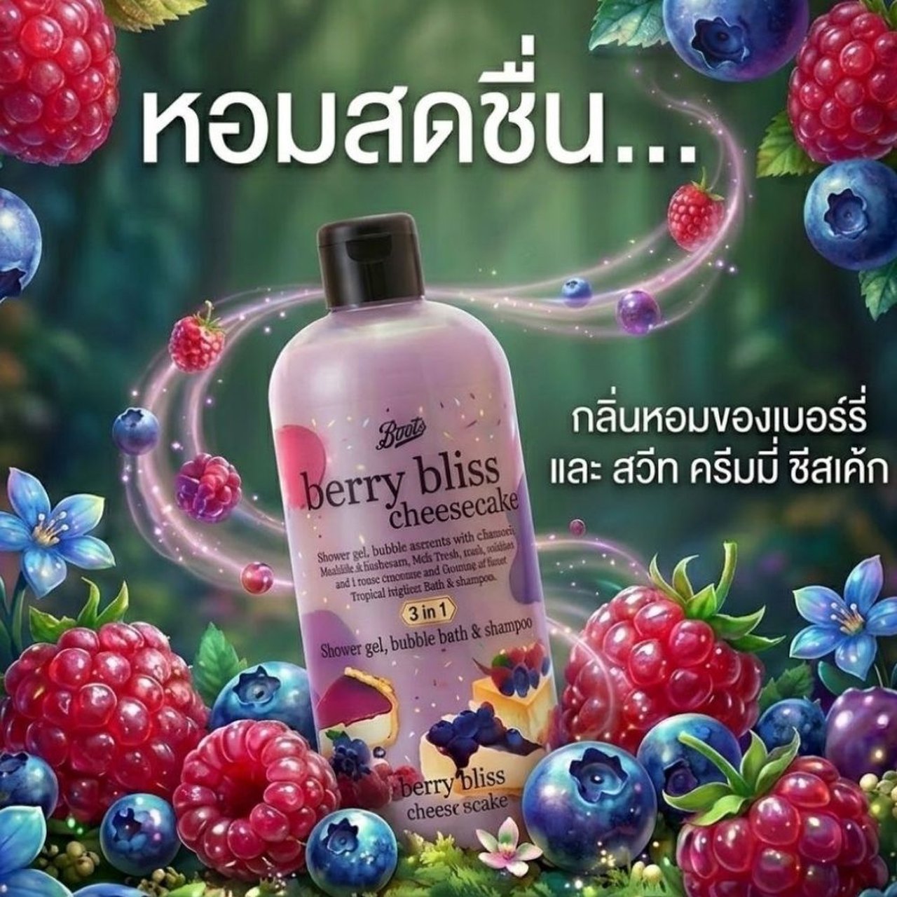 Boots Shower Gel Bubble Bath & Shampoo 3