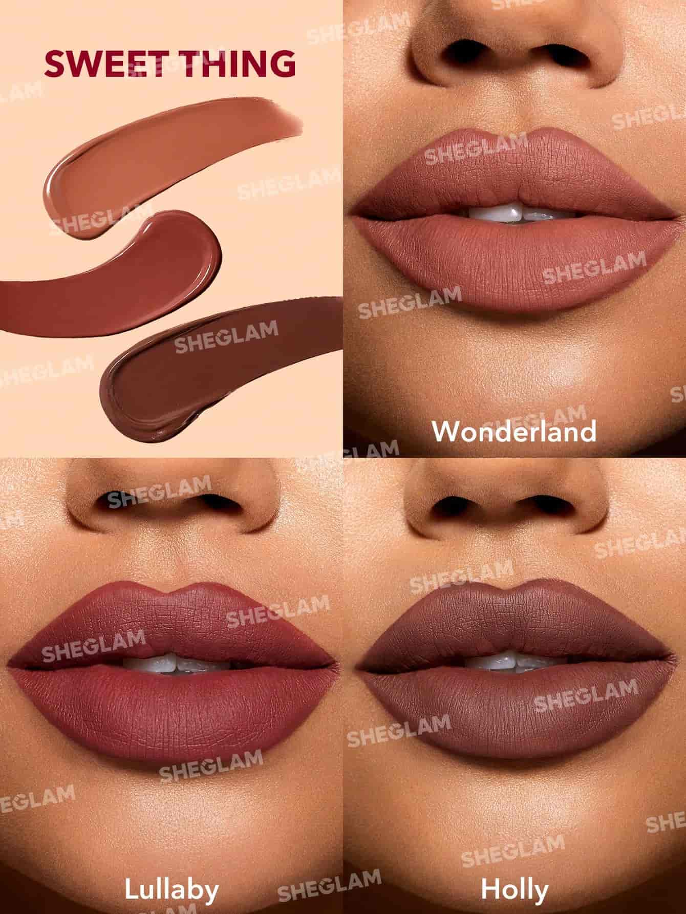 Sheglam Matte Allure Mini Liquid Lipstick Set (3pcs) 5