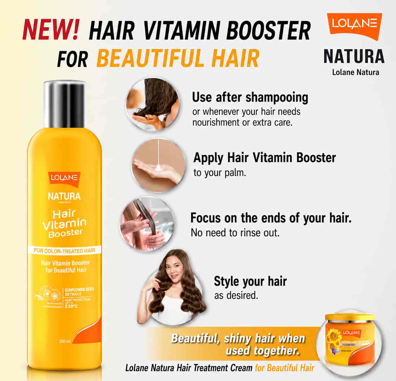 Lolane Natura Hair Vitamin Booster 250 ml 2