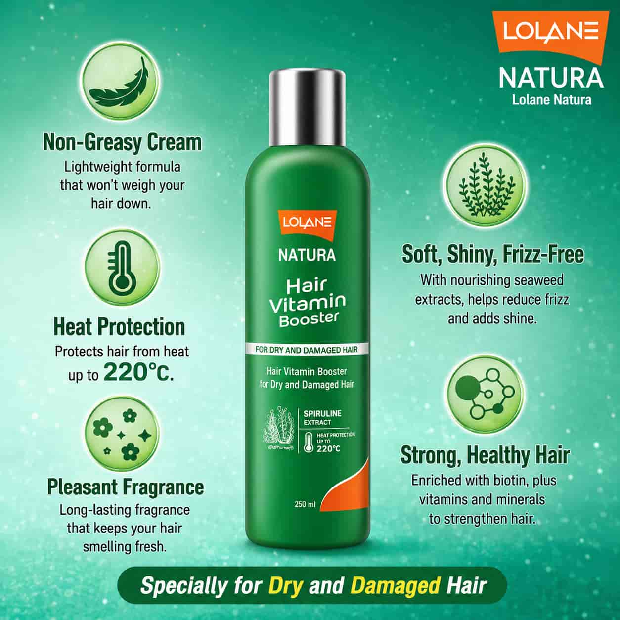 Lolane Natura Hair Vitamin Booster 250 ml 2