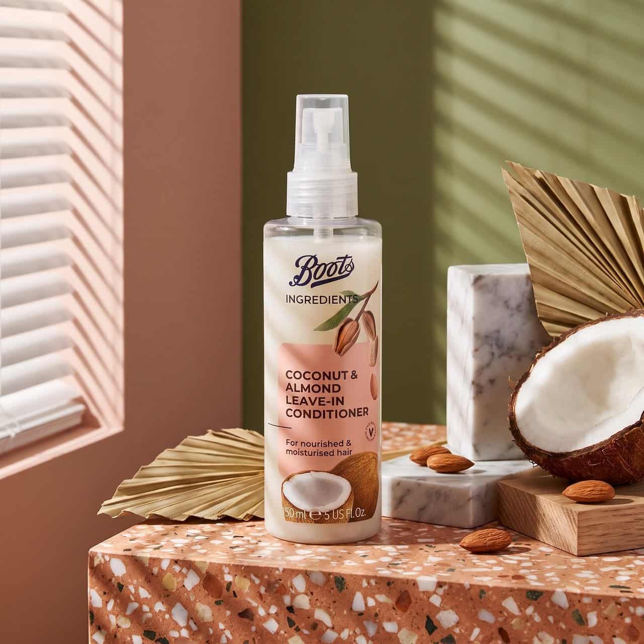 Boots Ingredients Coconut & Almond Leave-In Conditioner 2