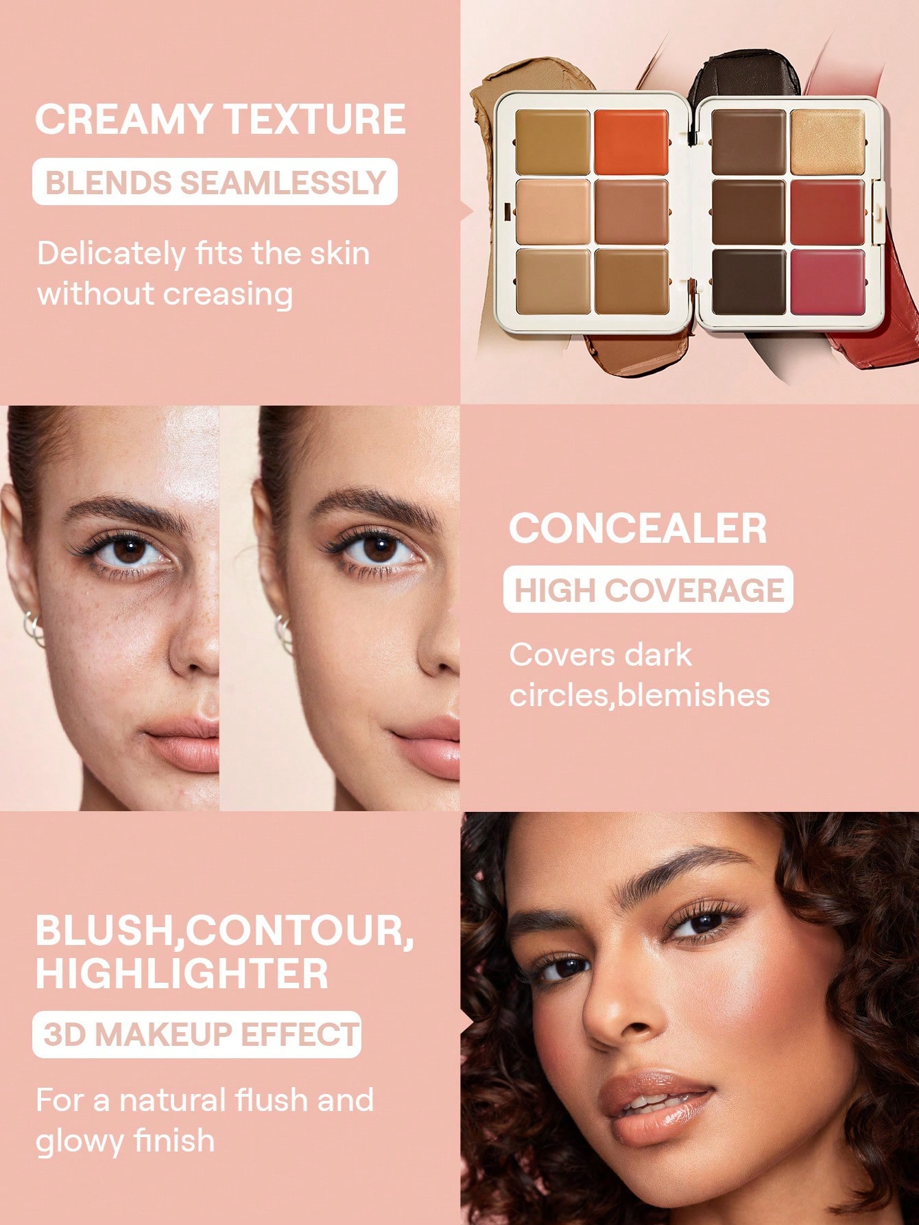 Sheglam All About That Face Multifunctional Face Palette 3