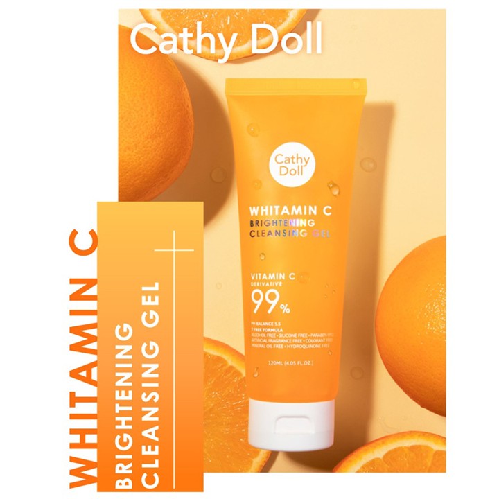 CATHY DOLL Whitamin C Brightening Cleansing Gel 4