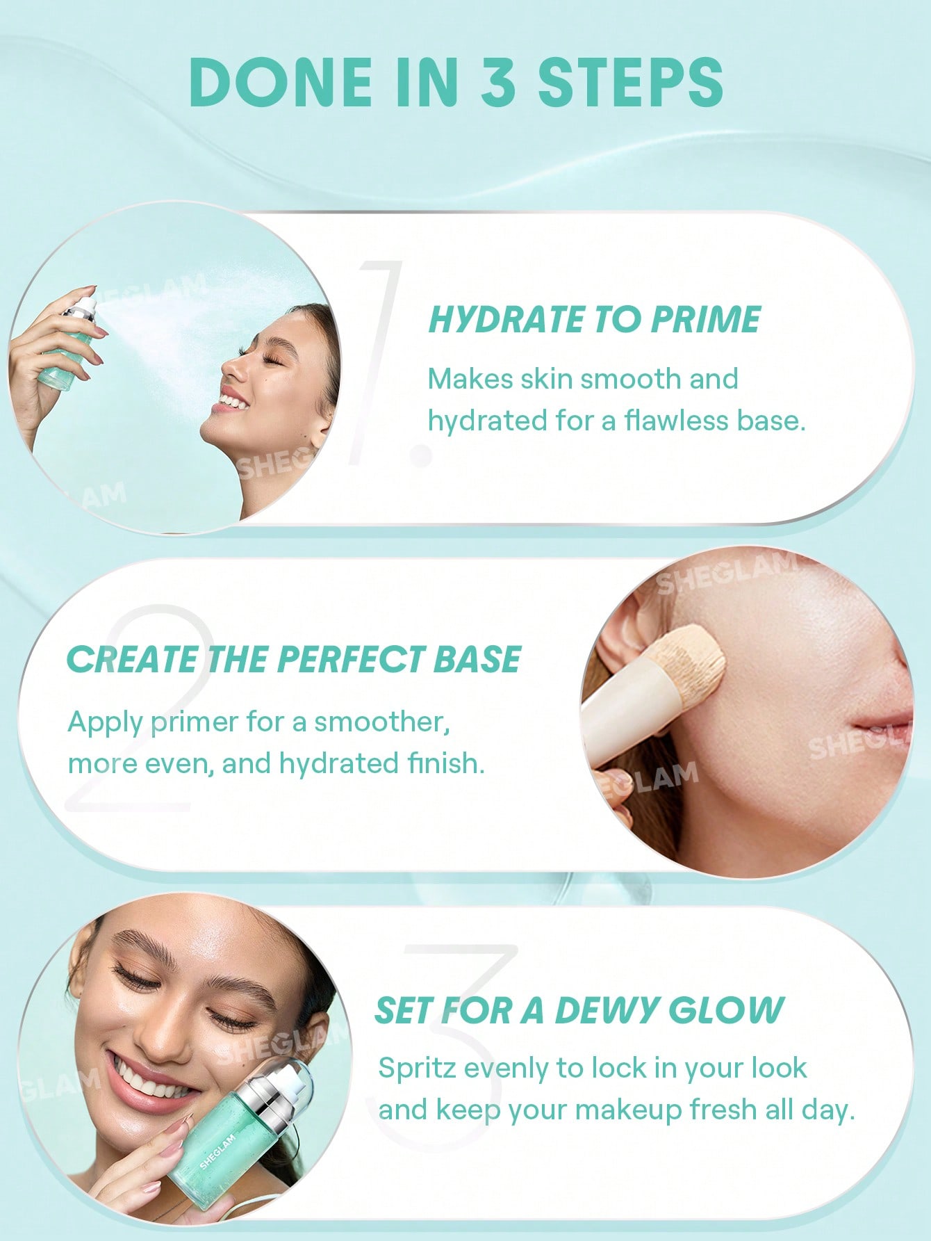 Sheglam Good Grip Hydrating Prime & Set Spray 2
