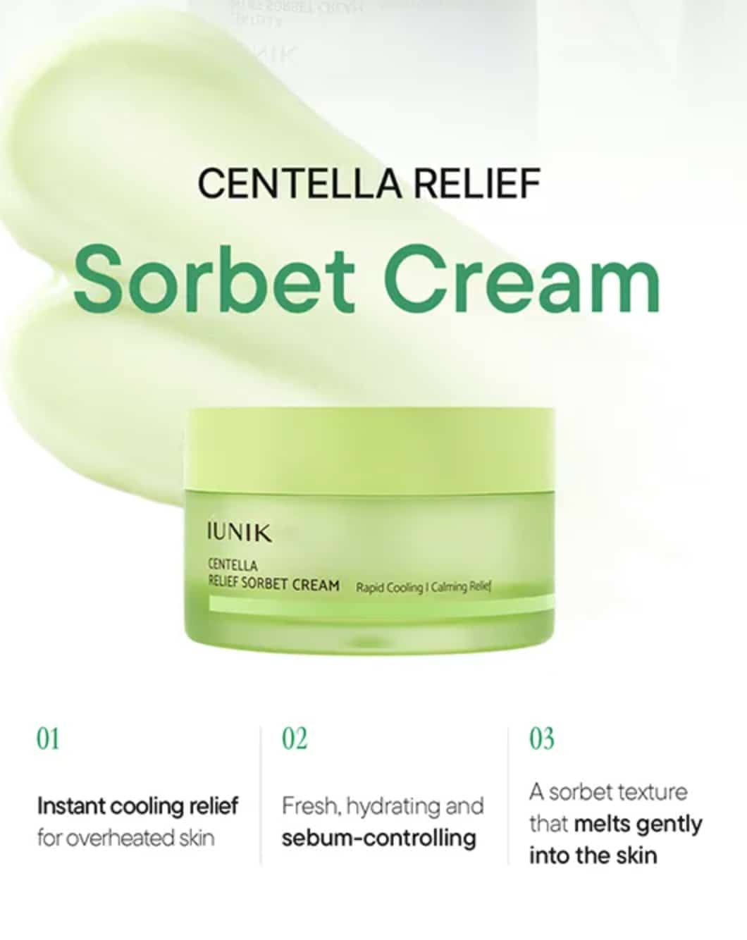 iUNIK - Centella Relief Sorbet Cream 5