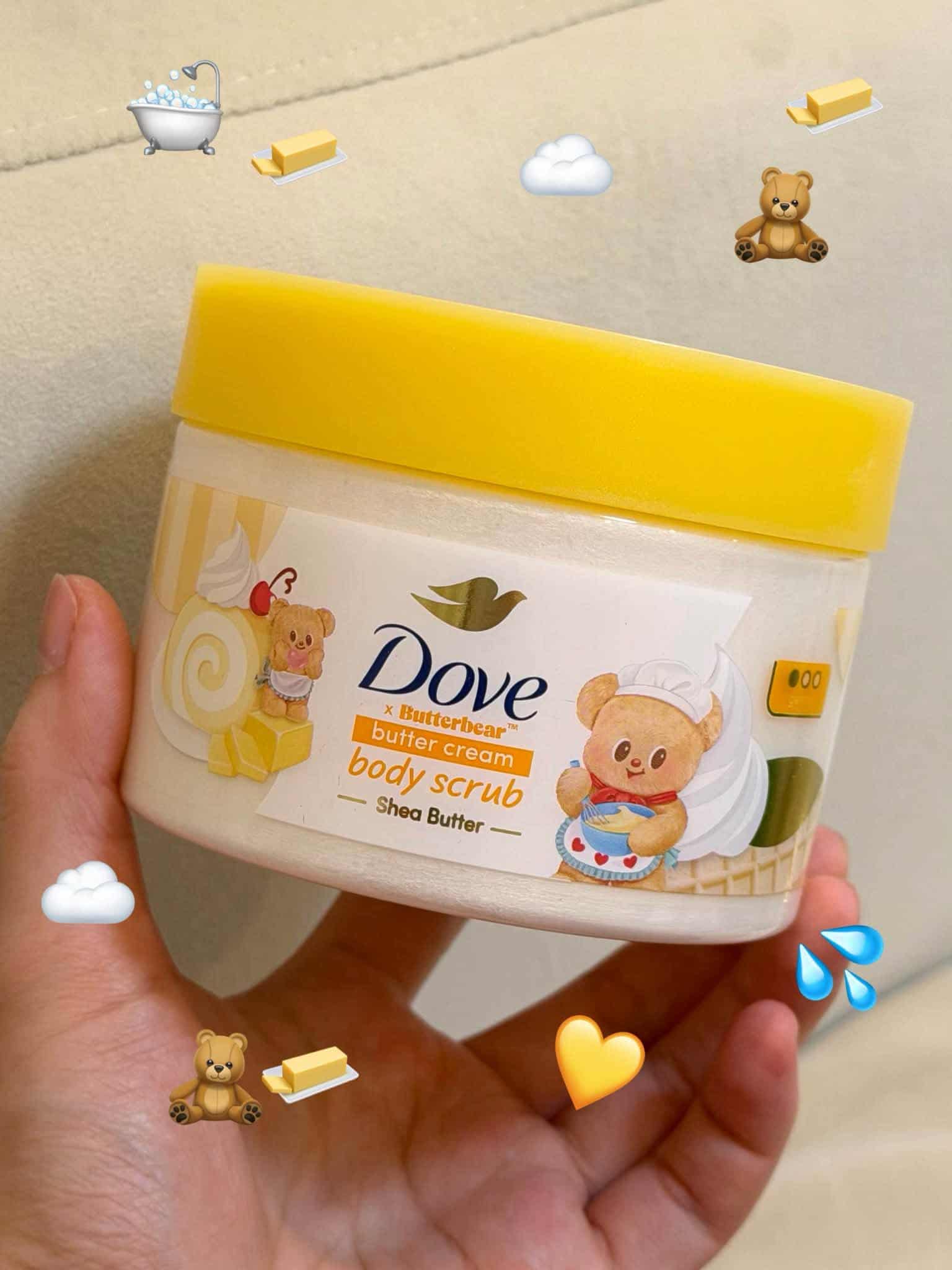 Dove x Butter Bear Butter Cream Body Scrub 3