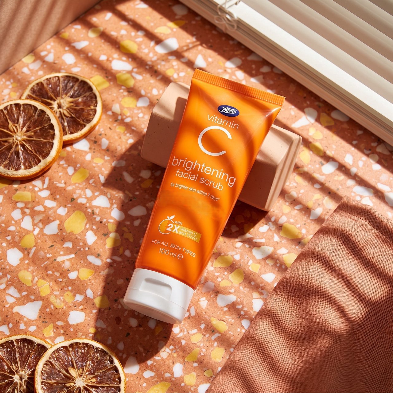 Boots Vitamin C Brightening Facial Scrub 2