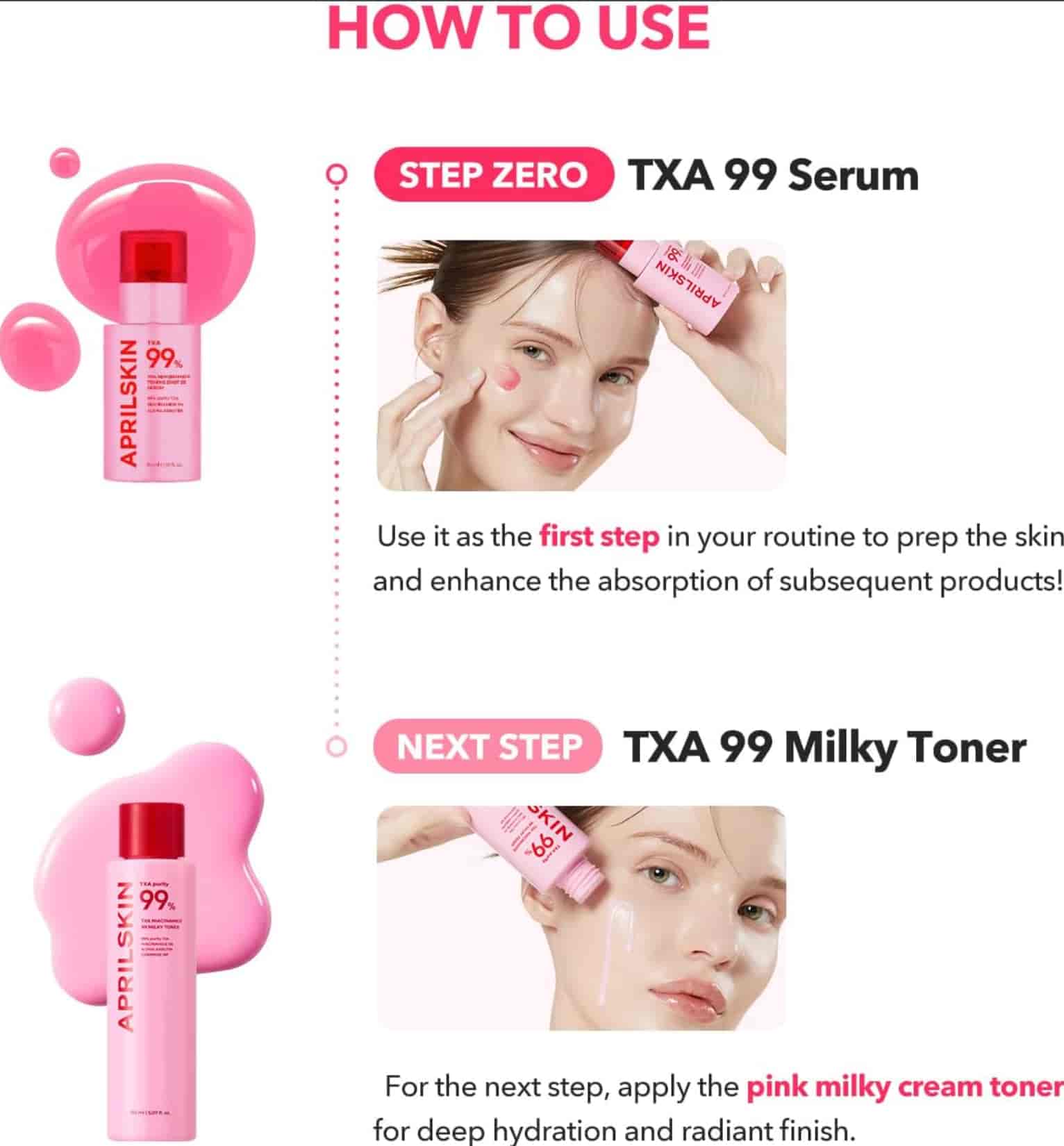 APRILSKIN – TXA Niacinamide Toning Shot 99 Serum 5