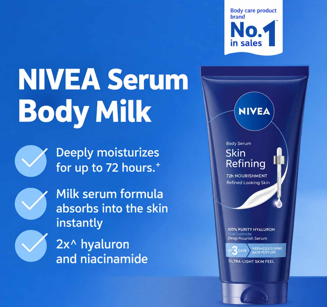 NIVEA Body Serum Skin Refining  2