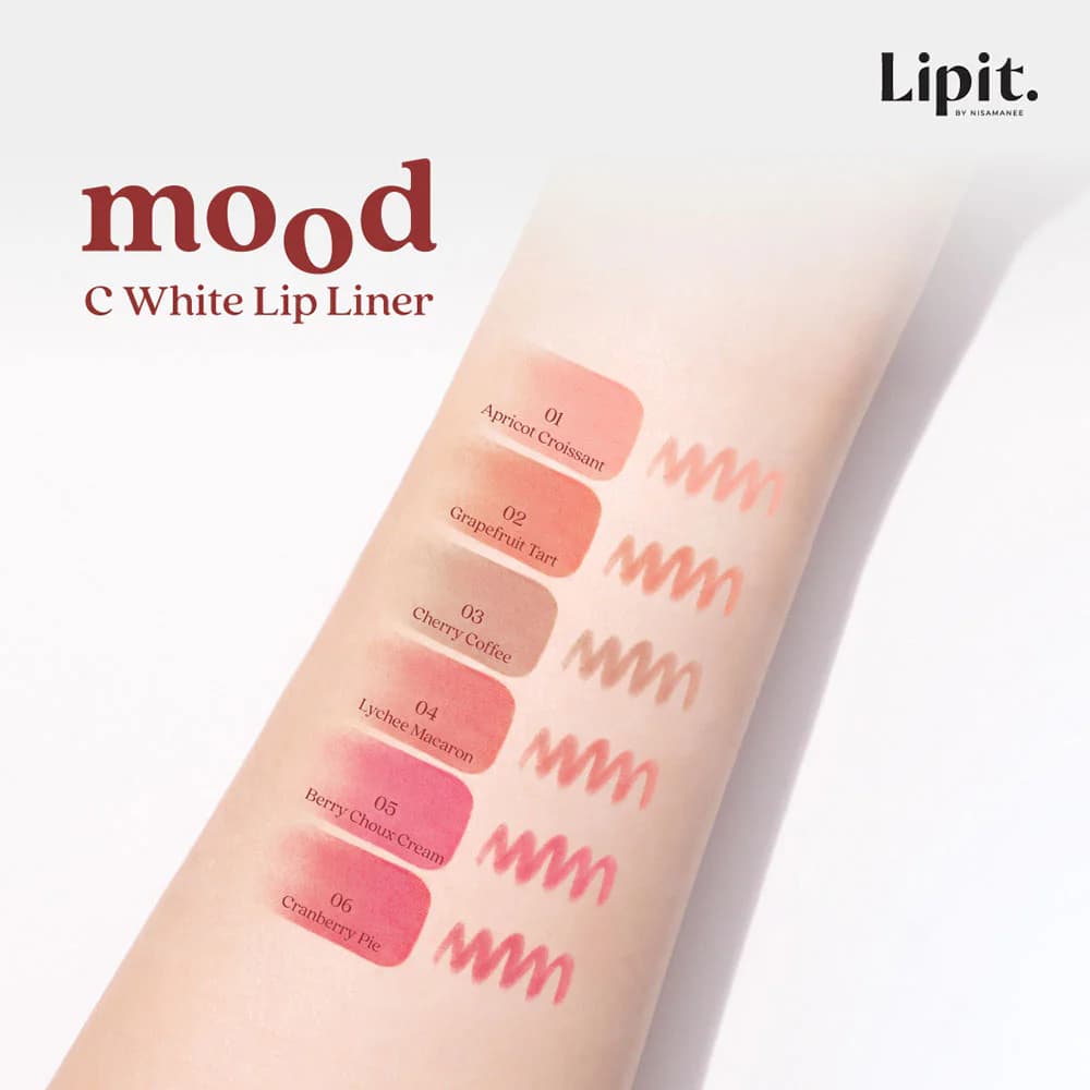 Lip It Mood C White Lip Liner 0.55g 3