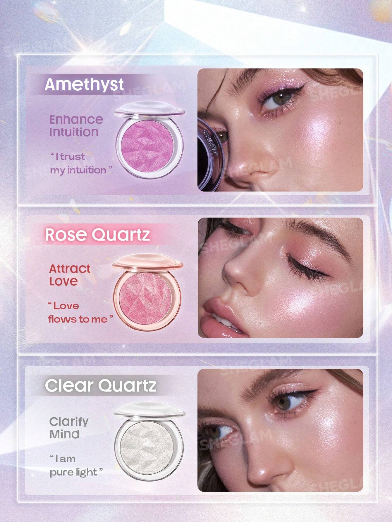 Sheglam Crystal Intentions High Vibration Blushlighter 4