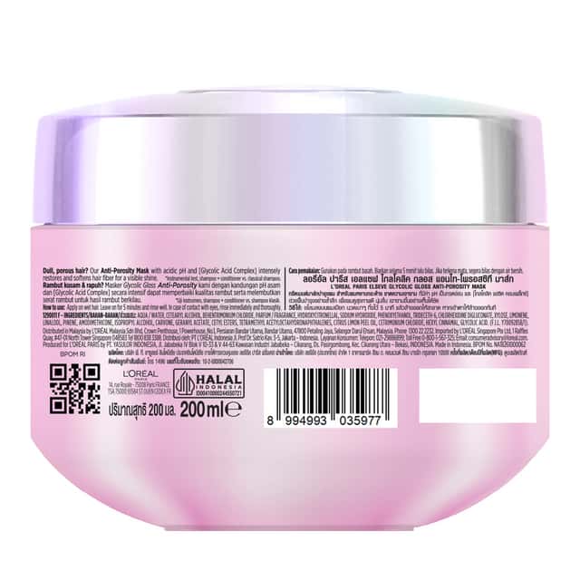 L'OREAL Elseve Glycolic Gloss Anti-Porosity Mask 2