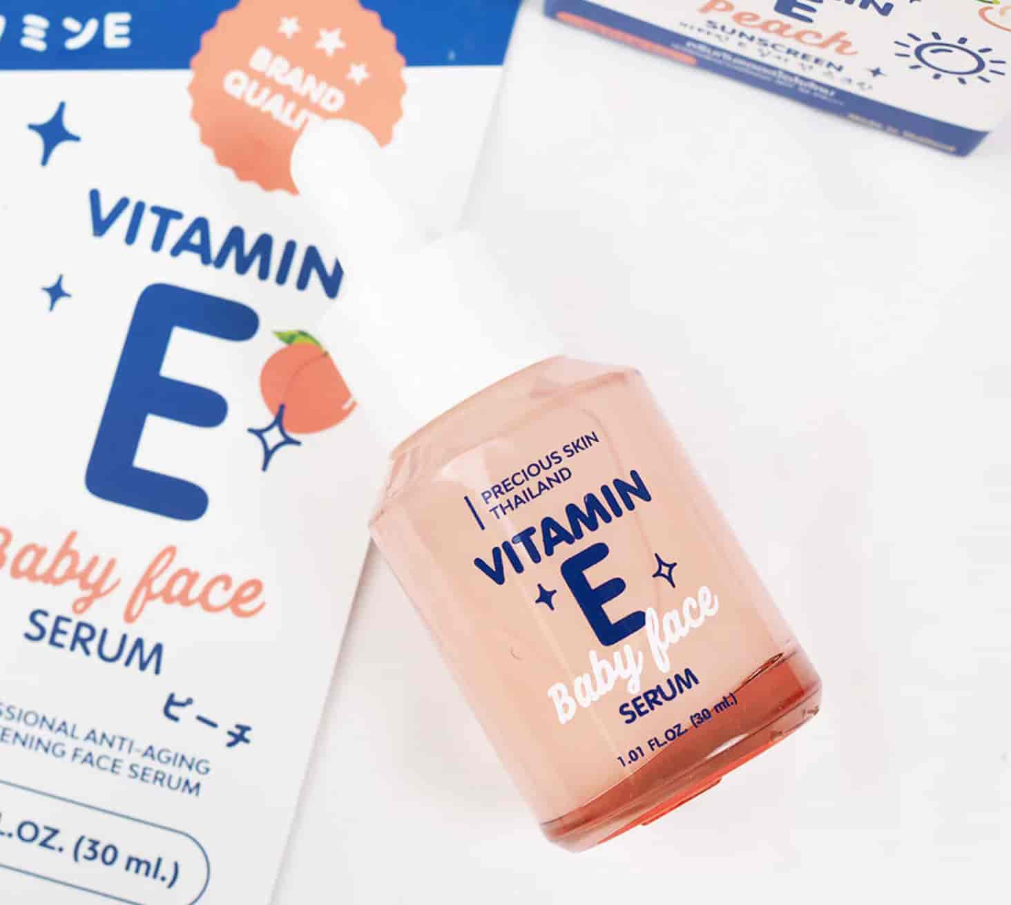Precious Skin Thailand Vitamin E Baby Face Serum 2