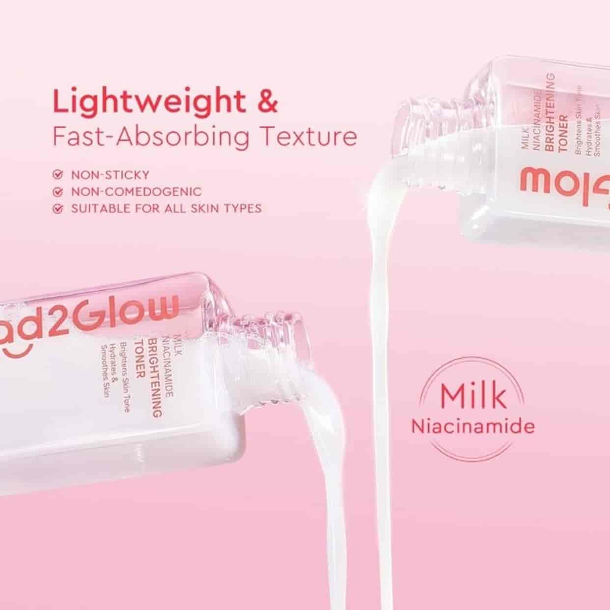 GLAD2GLOW Milk Niacinamide Brightening Toner 2