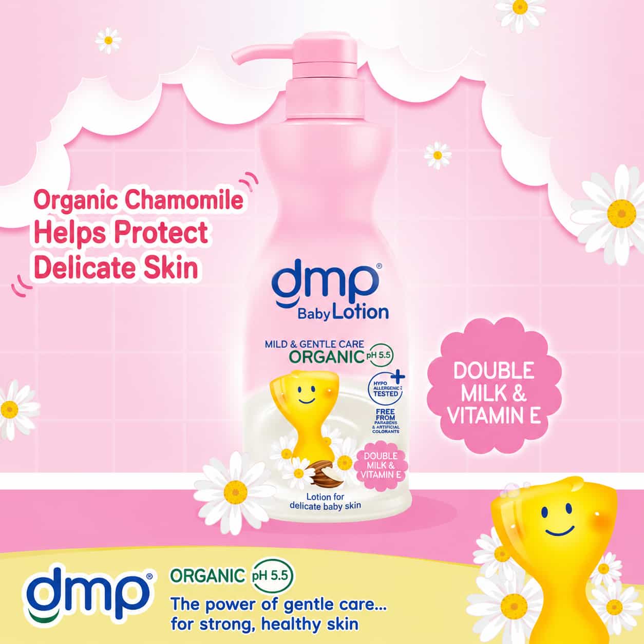 DMP Organic Ph 5.5 Body Lotion 480ml  2