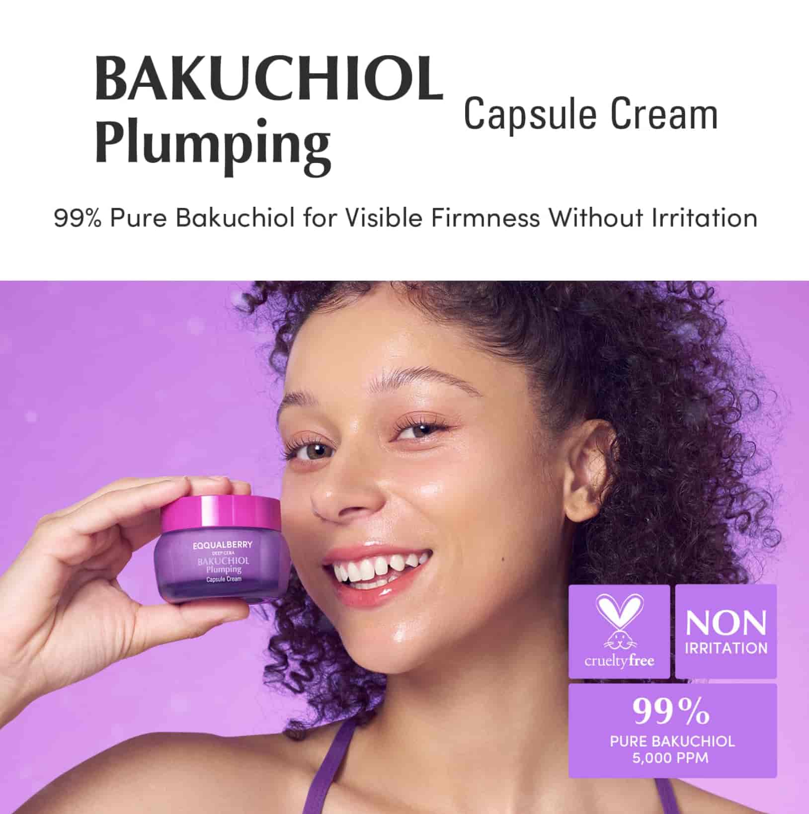 EQQUALBERRY – Bakuchiol Plumping Capsule Cream 6