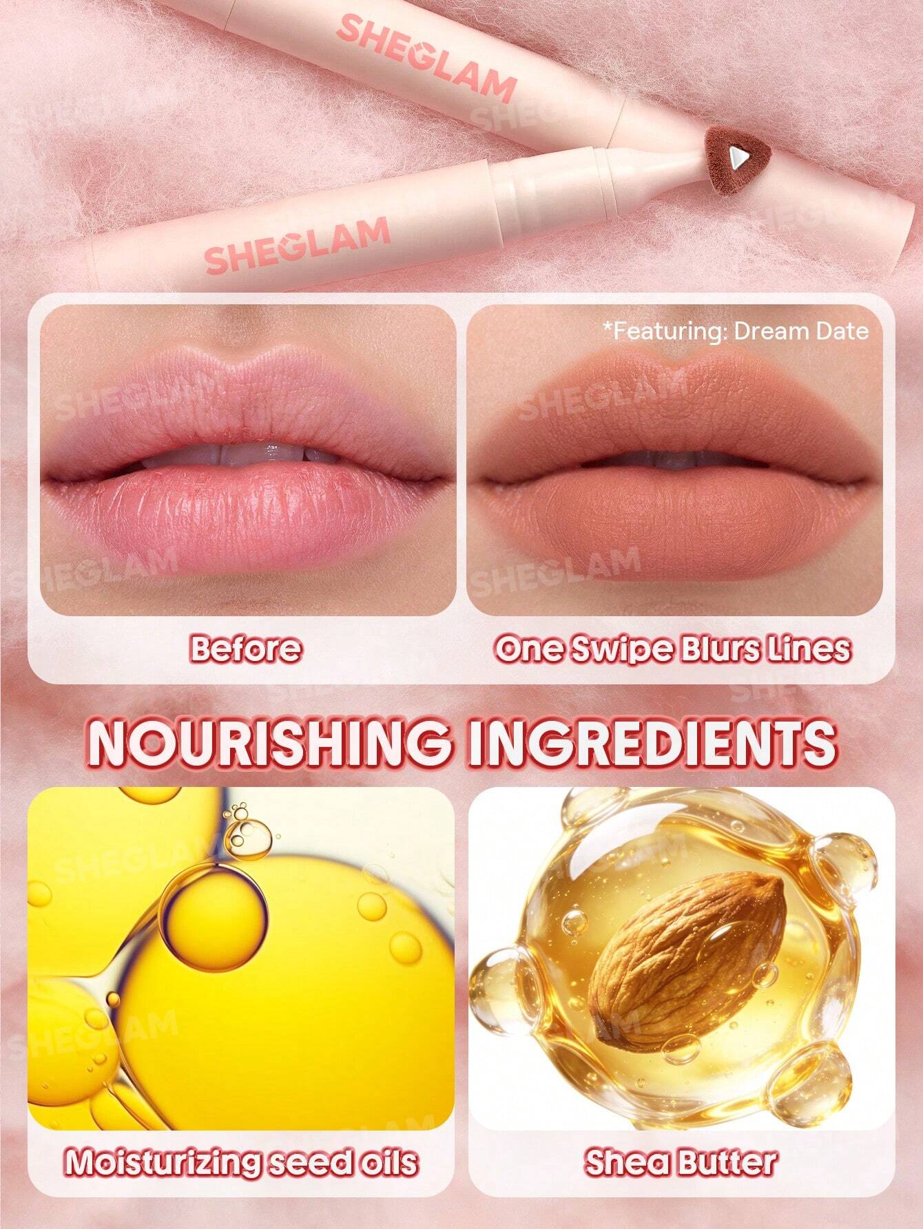 Sheglam Marshmallow Puff Lip Blur Pen 9