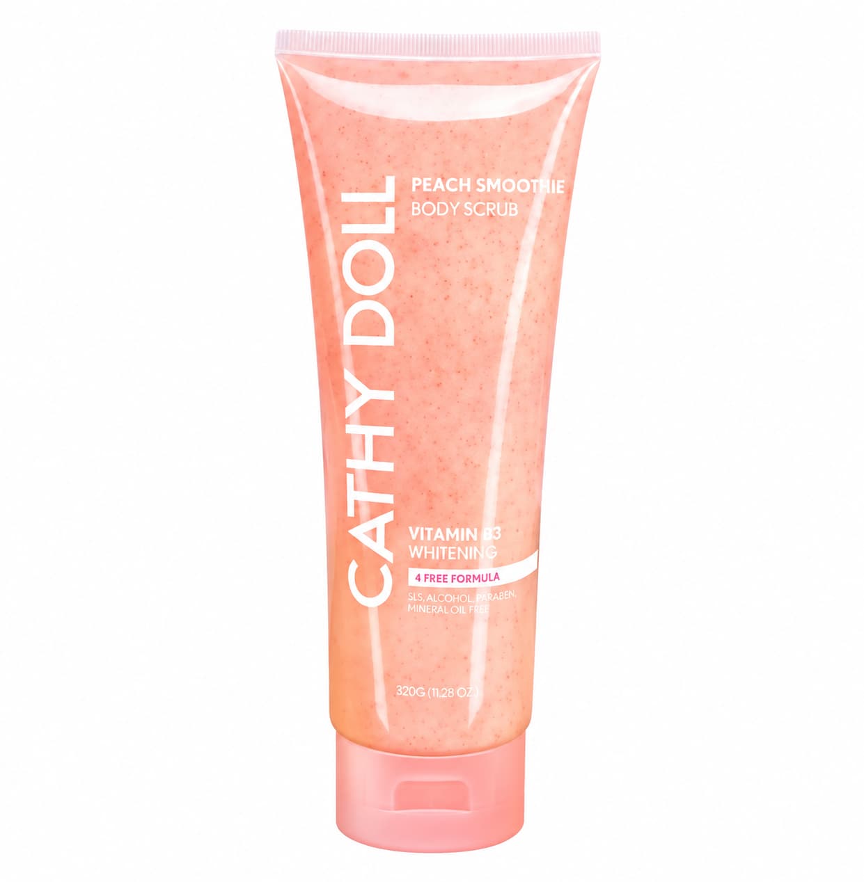 Peach Smoothie Vitamin B3 Body Scrub Whitening