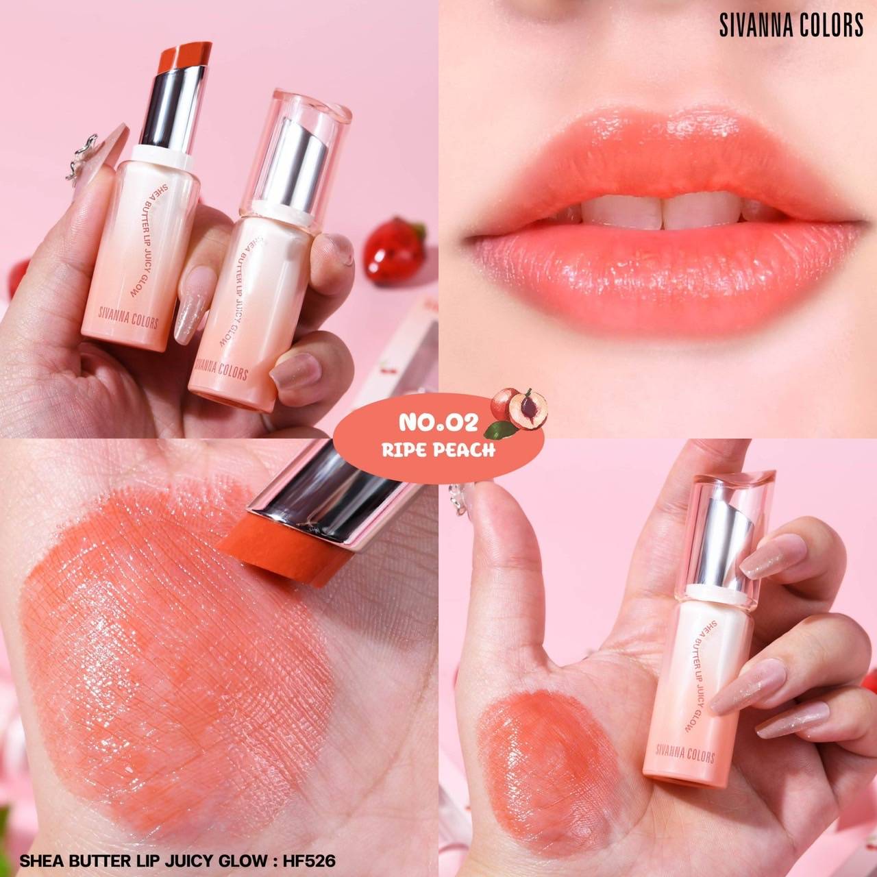 Sivanna colors shea butter lip juicy glow 2