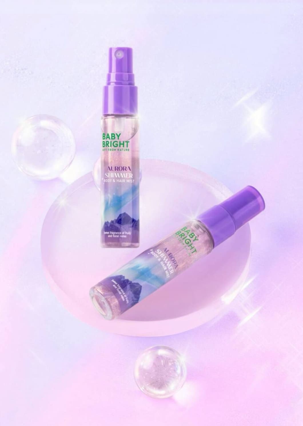 Baby Bright Body & Hair Shimmer Mist 20 ml 4