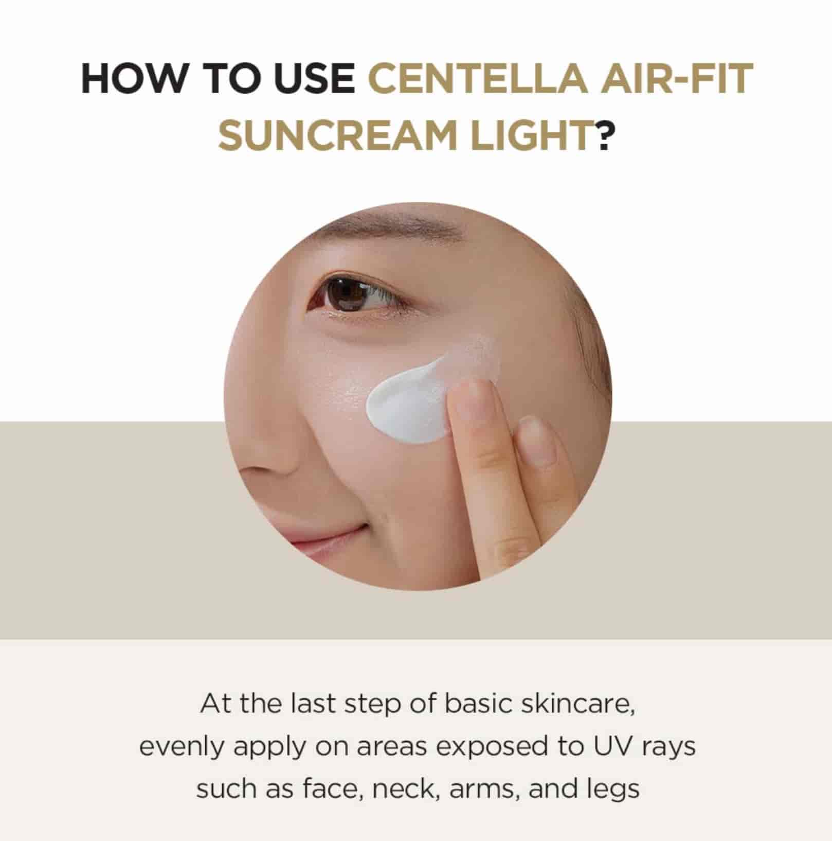 SKIN1004 – Madagascar Centella Air-fit Suncream Light SPF30+  6