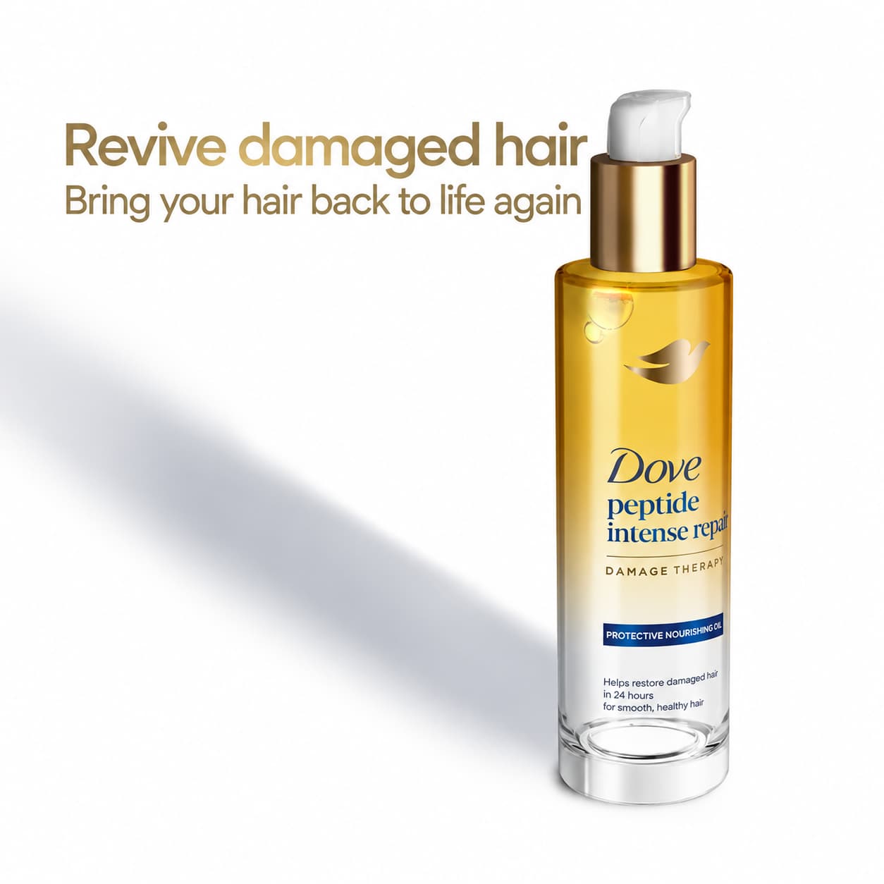 Dove Peptide Intense Repair Protective Nourishing Oil  3
