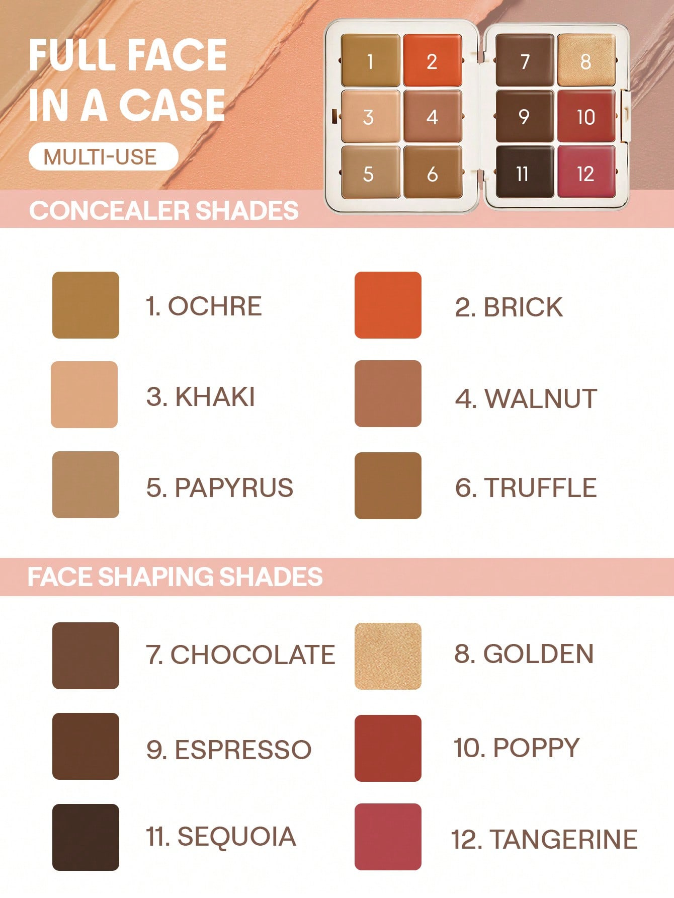 Sheglam All About That Face Multifunctional Face Palette 4