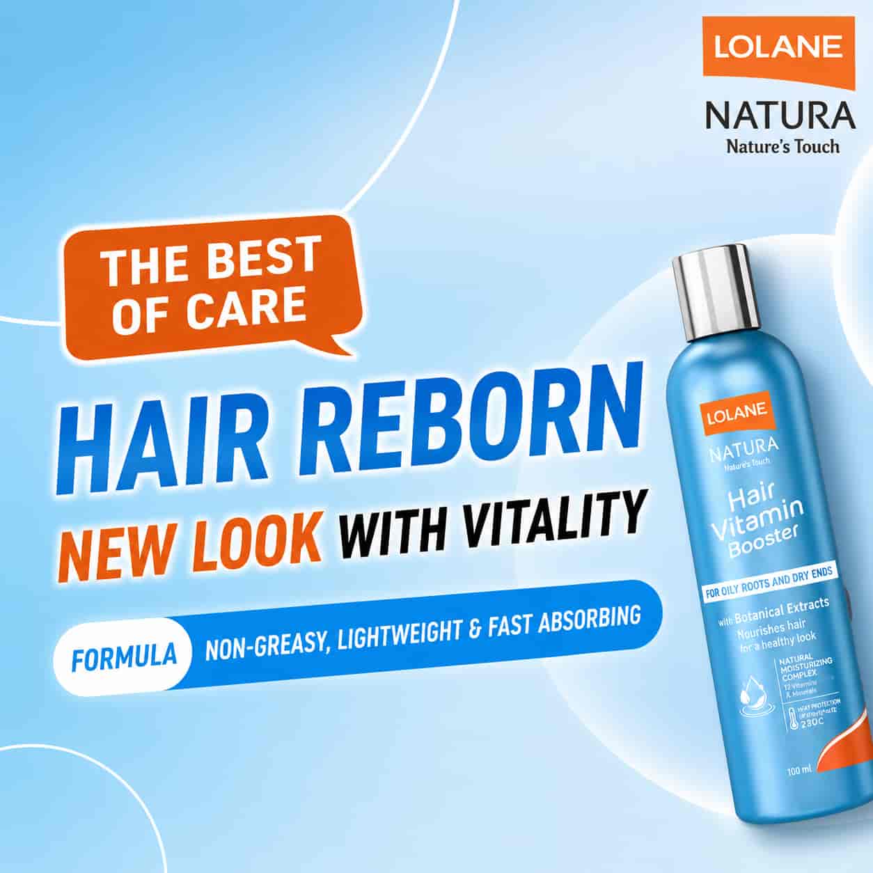 Lolane Natura Hair Vitamin Booster 250 ml 2