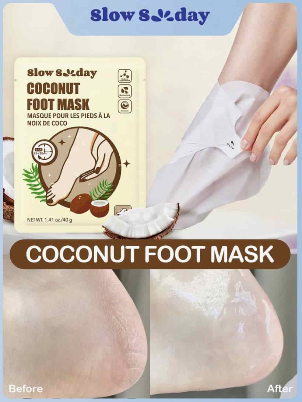 SlowSunday Foot Mask 40g 4