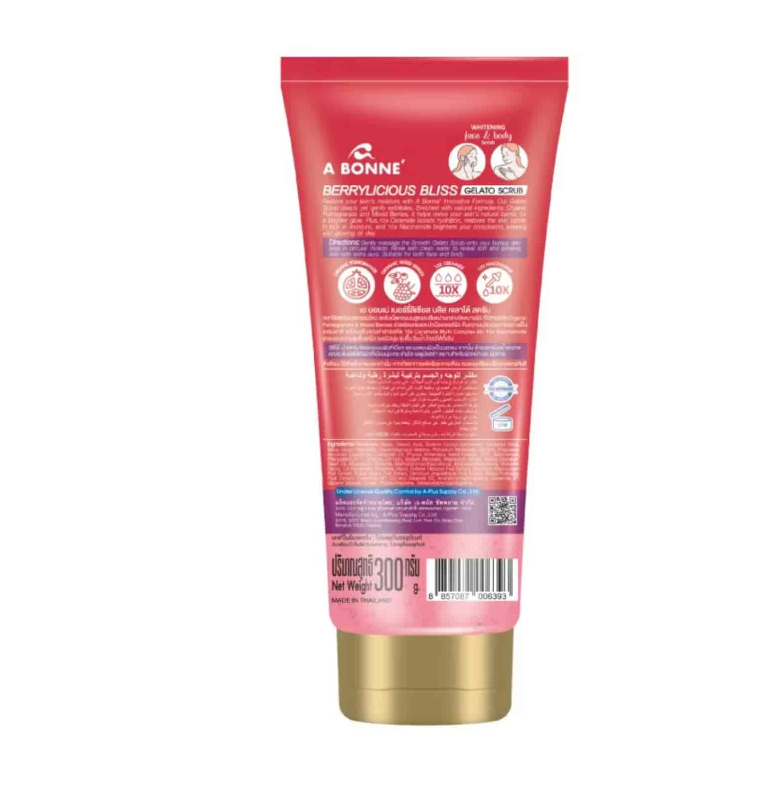 A Bonne' Face Body Cream Scrub 2