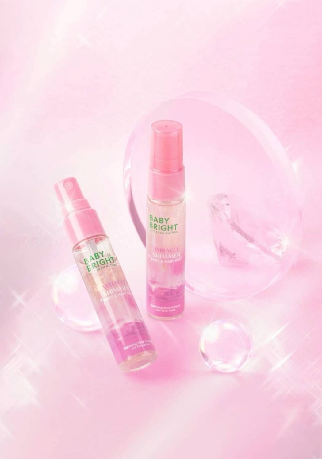 Baby Bright Body & Hair Shimmer Mist 20 ml 2