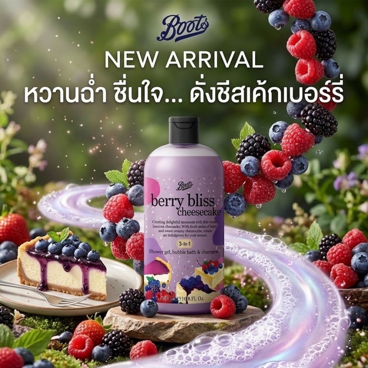 Boots Shower Gel Bubble Bath & Shampoo 2