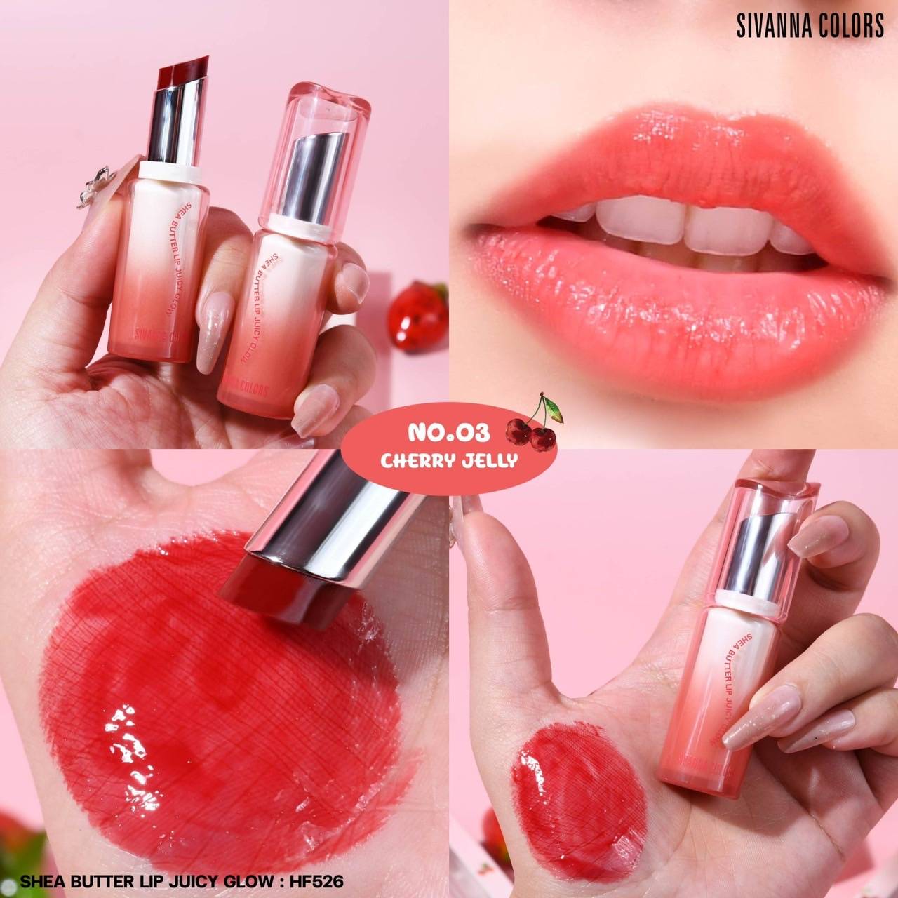 Sivanna colors shea butter lip juicy glow 4