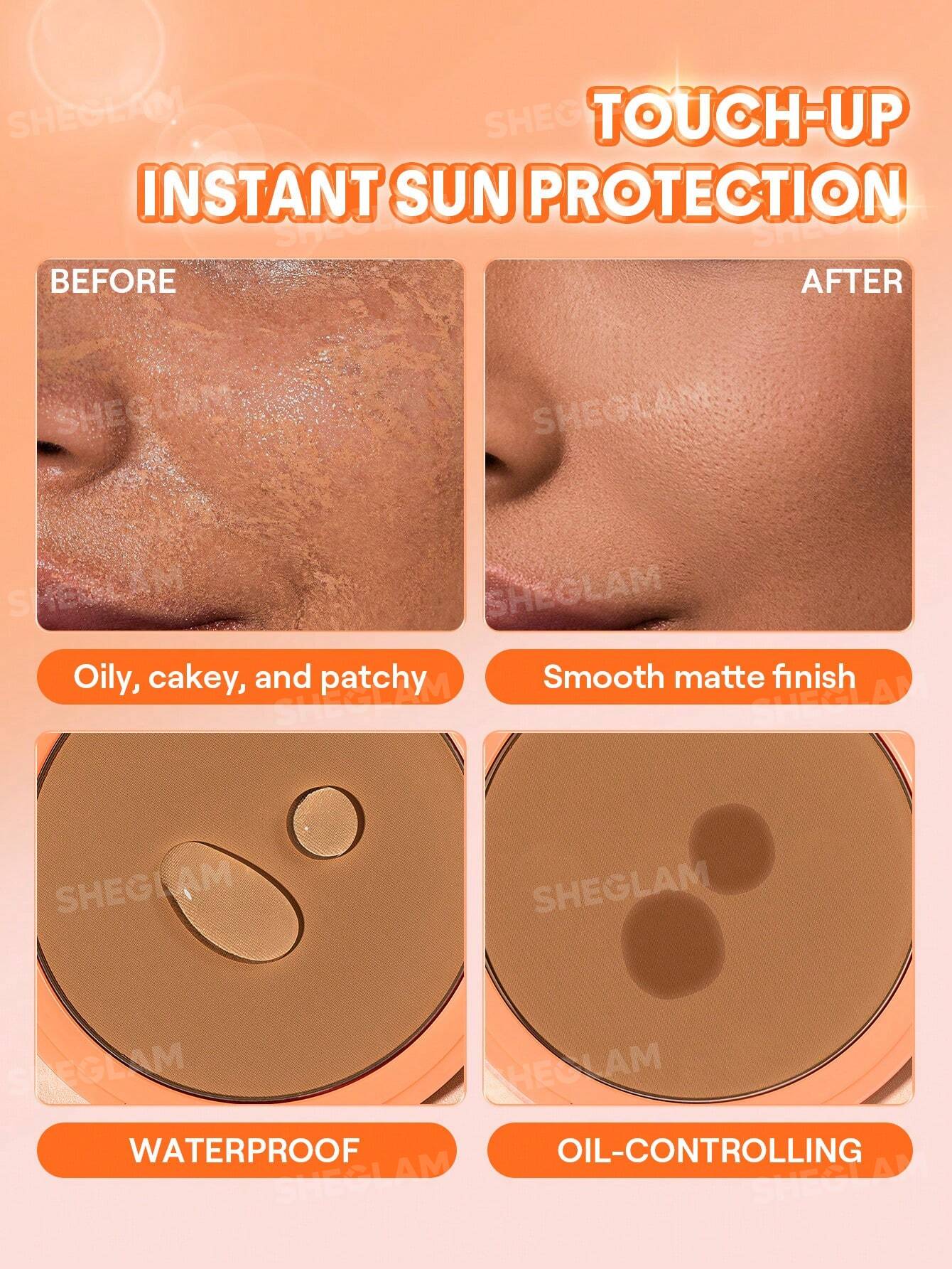 Sheglam Insta-Ready Sunset Blur Setting Powder 4