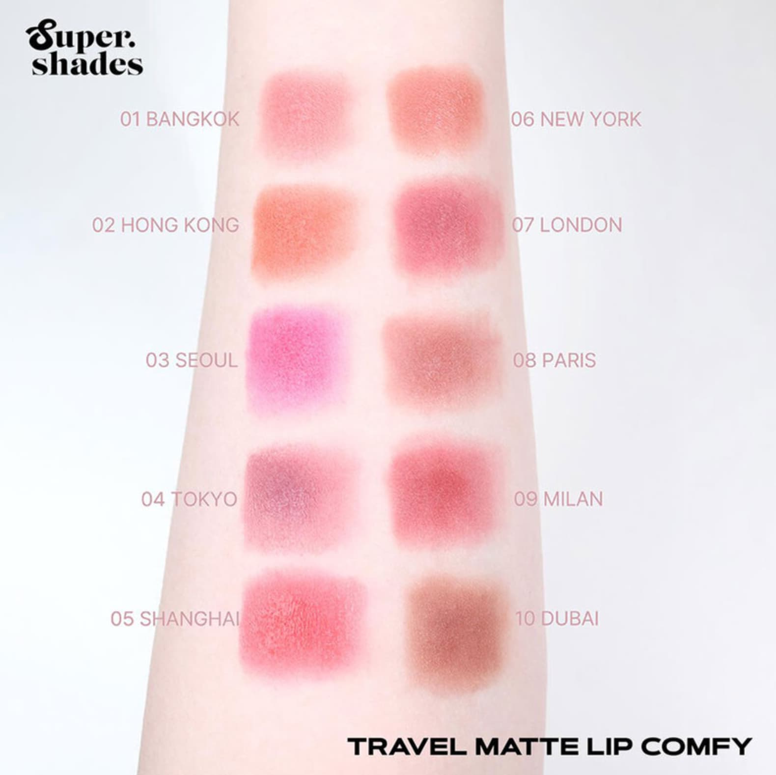 SuperShades Travel Matte Lip Comfy 5ml  8