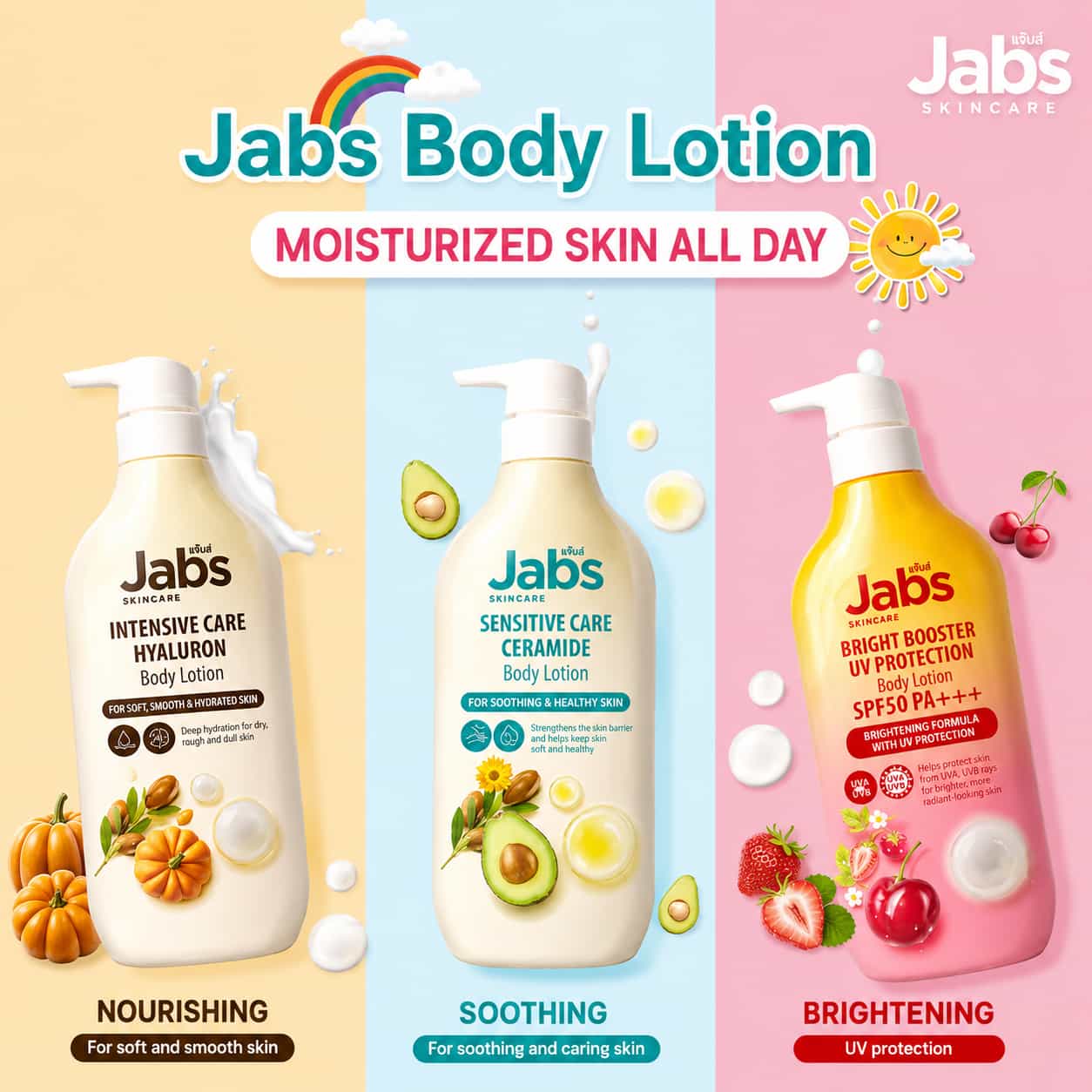 Jabs Body Lotion 450ml  4