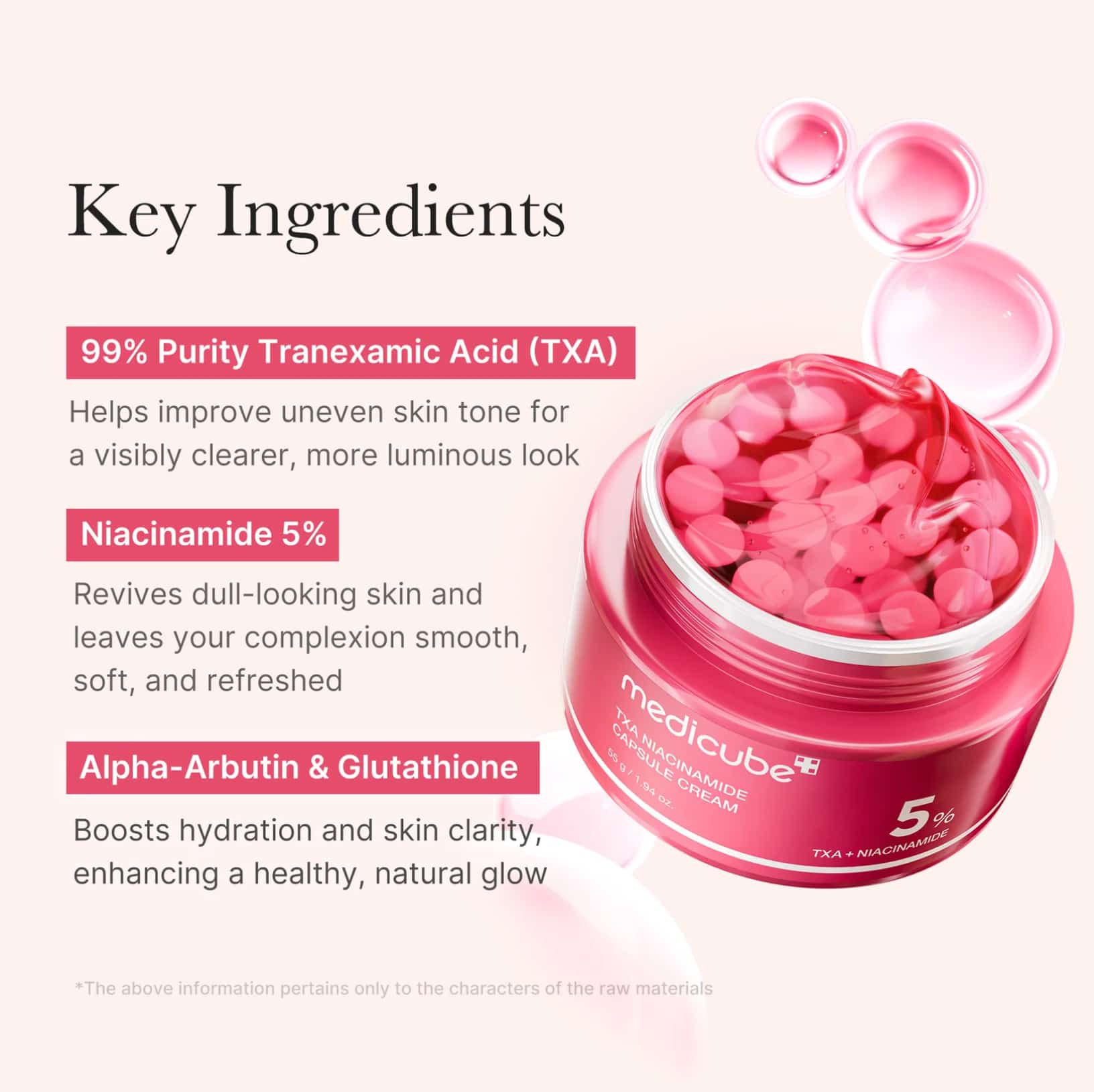 Medicube – TXA+Niacinamide Capsule Cream 3