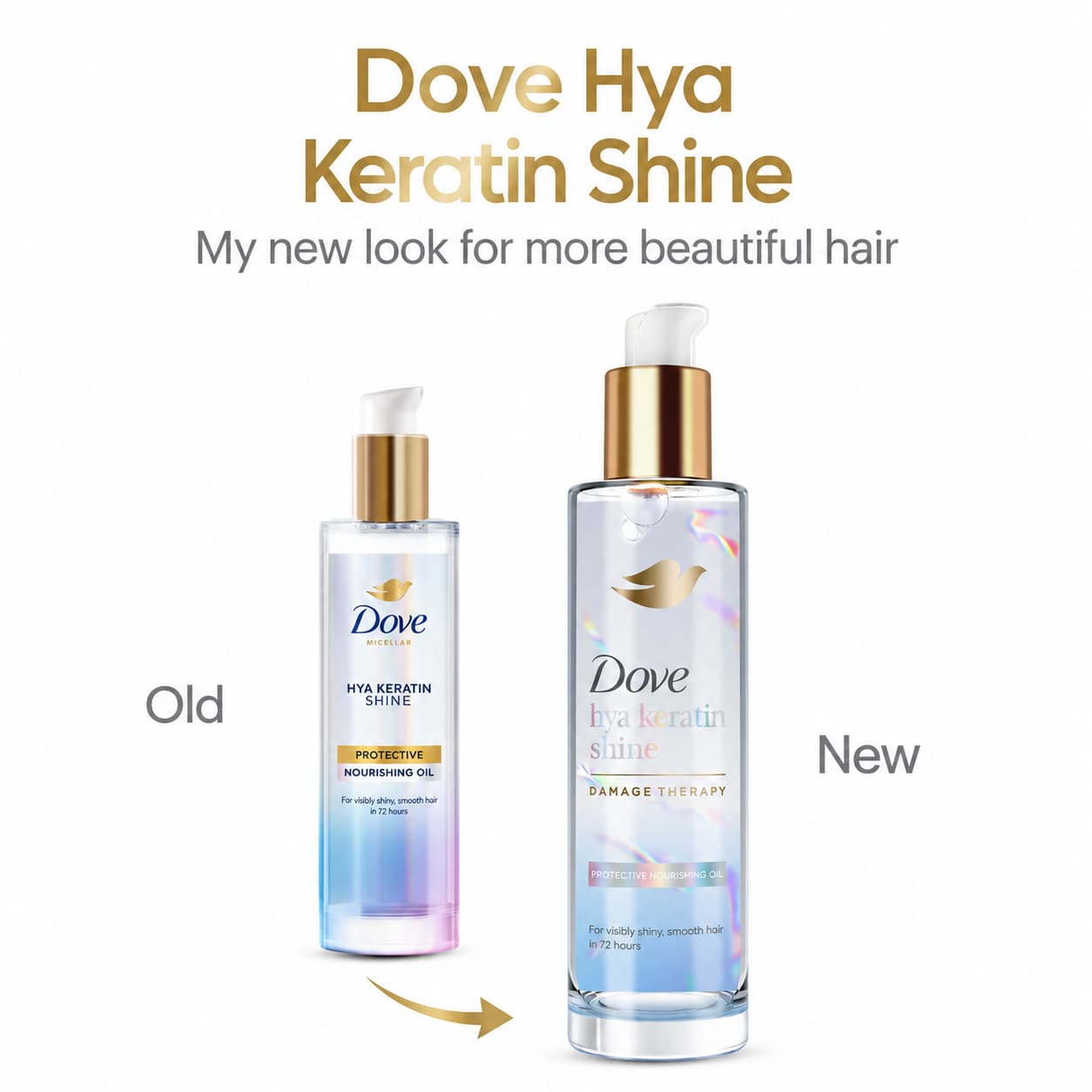 Dove Hya Keratin Shine Damage Therapy Protective Nourishing Oil  2